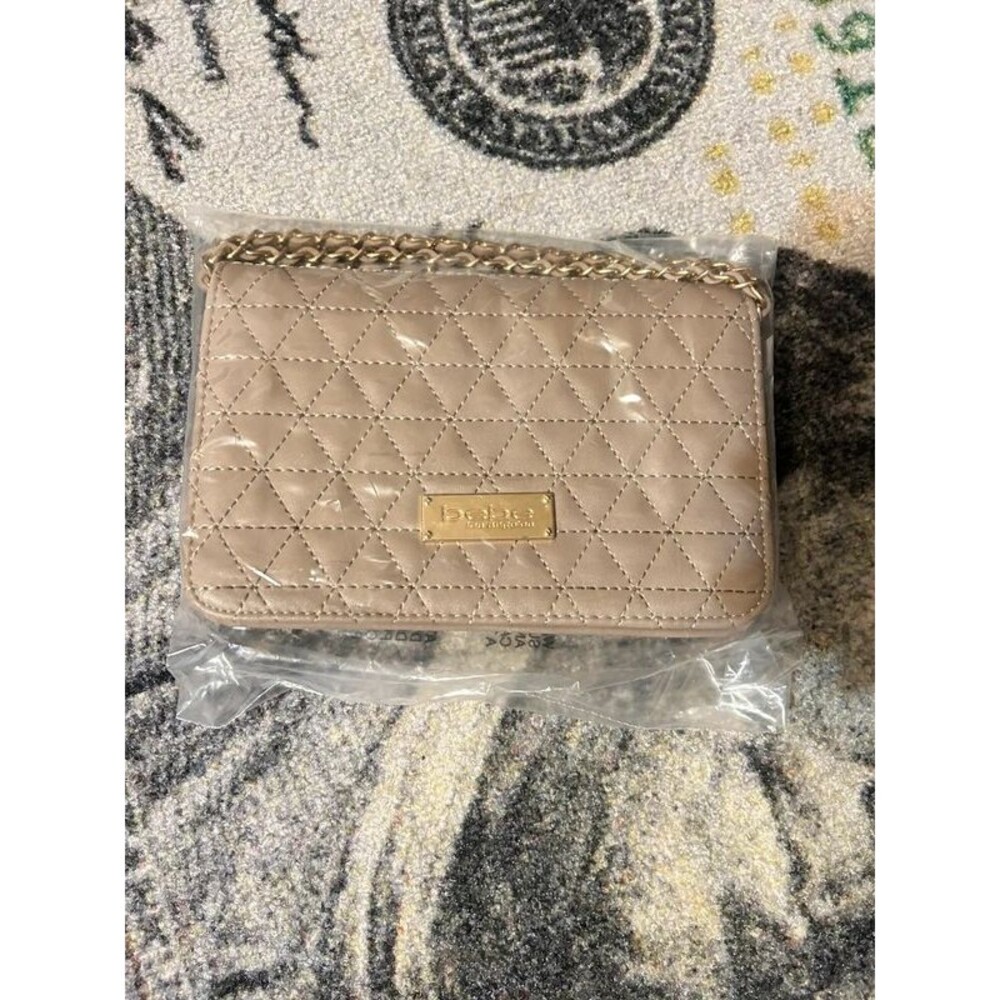 bebe Quilted Chain Crossbody Bag